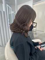 ユイマァル 岡山店(YUIMARL)&nbsp;２０代３０代ミディアムグレージュブリーチなしダブルカラー
