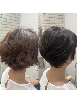 メモリーズ 銀座(Memories) 癖を味方に、透明感を纏う。大人の上質ショート