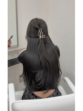 イオエ 表参道(ioe) 黒髪/オリーブグレー/小顔/ココアベージュ/髪質改善/縮毛矯正