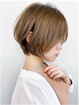 ブロッサム 東久留米店(Blossom) 丸みショート◎前髪あり20代30代大人ショートボブ