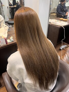 ルアナ 名古屋店(Luana) ブリーチなしミルクティーにエクステ60枚