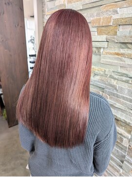 ラフヘアバイファースト(Laugh hair by FIRST) ブリーチ×ピンクブラウン