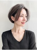 上品ひし形ショートボブ