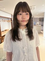 パーク(PARK) ミディアムレイヤー ハッシュカット 顔周りレイヤー
