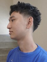 シキ(SIKI)&nbsp;メンズカットハイライトブリーチバレイヤージュパーマ