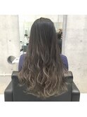 【ALIVE原宿】クリスタルグレージュカラー☆根元は地毛風☆