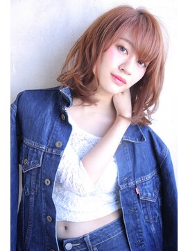 カットルームカラー 放出店 ツヤ髪をつくる♪ニュアンスカールボブ×ピンクベージュ