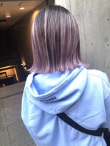 メリー(merry craftsman's factory) バレイヤージュモーヴピンクハイライトカラーアッシュベージュ