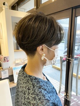 グランジュテ ヘアアンドスパ 真砂(GRAND JETE) 【鈴木絢子】刈上げ丸みショート