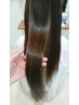 ピリピリしない頭皮に優しい和漢彩染白髪染め＋カット＋トリートメント￥14899
