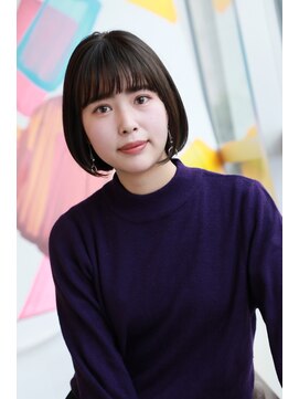 キッカ 本八幡店(CHICCA) シンプル艶ボブ