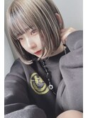 インナーカラーイヤリングカラー×デザインカラー【心斎橋】
