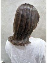 ロンドネートゥル 新潟(Lond naitre) 髪質改善縮毛矯正からの外ハネミディアム