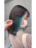 ポイントブリーチ　グリーンカラー