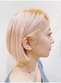 小顔ボブ/大人可愛い外国人風カラー