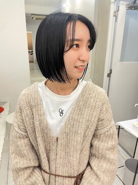 エンドリンク(endlink) 前下がりボブ×クールブラック