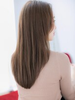 アルバハナレ 横浜(αlba HANARE)&nbsp;関内/髪質改善/パールベージュ×縮毛矯正タイトストレートf