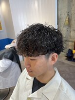 アメラボ(AmeLab) 名古屋大学生波巻きパーマツーブロックマッシュ天白メンズ美容室