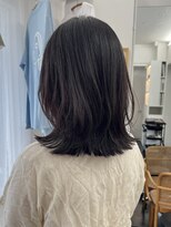 シベルバレー 横浜(sibell)&nbsp;＊ミディアム/ロブ/切りっぱなし/パープル