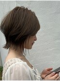高知 南国市 BiBi glandjete 外ハネシルエット ショートボブ 夏