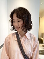 ビファインクーアヴェダ(Be fine coo AVEDA) カールでラフに動くボブスタイル 10代/20代