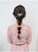 ヘアアレンジ/お呼ばれヘア/ヘアセット/ヘアメイク