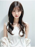 ★縮毛矯正ロング♪コスメパーマ髪質改善ココアベージュ