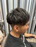 【松蔭限定】カット+眉カット+スタイリング　￥6000