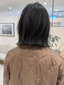 ガレリア 名駅オーキッドビル店(GALLARIA) ナチュラルボブ/アッシュブラウン/ぱっつんボブ/20代30代に人気