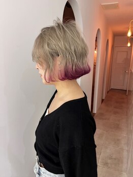 カシェ マエノヘタ(Cashe'e MAENOHETA)の写真/最旬トレンドカラーであなたの魅力を最大限に引き出し、みんなと差がつくカラーをご提案！