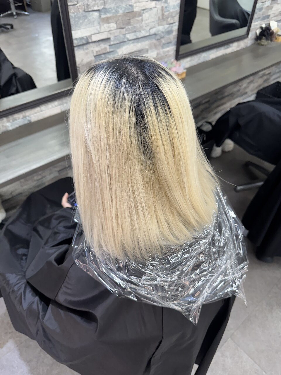 らぶしっくはやてくん風♪ホワイト×インナー水色/エクステ80枚