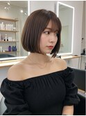 下総中山/ボブ/顔周り/レイヤーカット/ブリーチなしカラー