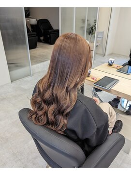 エイト ホワイト 札幌駅前店(EIGHT white) ブリーチなしダブルカラー×透明感ミルクティーベージュ