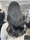 10代20代/グレージュ/艶髪/暗めカラー