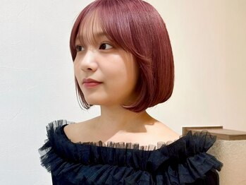 ユーナゴヤ(u nagoya)の写真/【ブリーチ+カラー+ハニートリートメント￥12,980】透明感×垢抜けスタイル