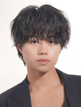 メンズヘアセンス 渋谷(MEN'S HAIR SENSE) シャドウパーマフェザーパーマニュアンスパーマセンターパート