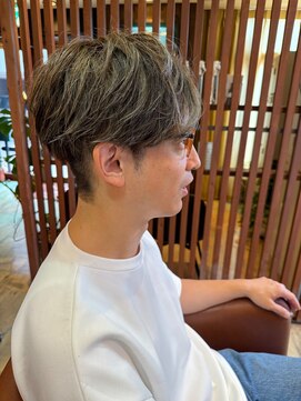 バグスドゥア(Bagus dua) メンズマッシュメッシュ10.16刈り上げセンターパート