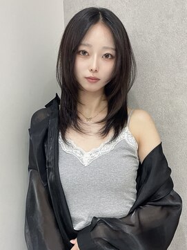 ジーナ 福岡天神(Zina) ミディアム韓国ヘア/ミディアムレイヤー/Zina福岡天神