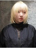 Cut / bleach ブリーチのみ ケアブリーチ ブロンド