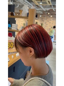 スペックホルダー(Spec Holder) デザインカラーレッドアクセントショート