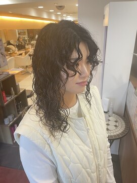 ニューヨークニューヨーク 桂店(NYNY) ブラウンカラースパイラルカーリーヘア