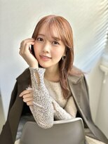 アンド グラフ(& Graph.)&nbsp;フェイスレイヤーオレンジベージュミディアム