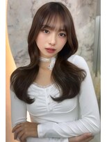 ラビス 浦和(Lovis) オリーブグレ/小顔に見せるヘア/ココアベージュ/黒髪カタログ