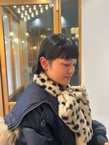 チュール(ture)&nbsp;オン眉×ぱつっとボブ