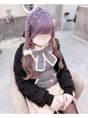 編みたらしヘア【クランソア】ヘアメ/ヘアセット/心斎橋