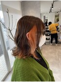 インナーカラーオレンジ