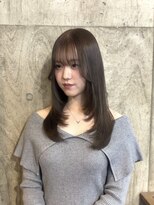 ヘアカロン 熊本本店(Hair CALON)&nbsp;ブリーチなしダブルカラー顔周りレイヤーカット