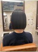 黒髪シンプルボブ12.23