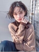 イル 長岡(iLe.)&nbsp;13. 卵型/ラフウェーブ/前髪あり/黒髪/パーマ/くせ毛風