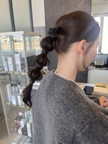 ルシエル(Luxiel)&nbsp;86. ヘアアレンジセット/大人上品アップヘア/グレージュ
